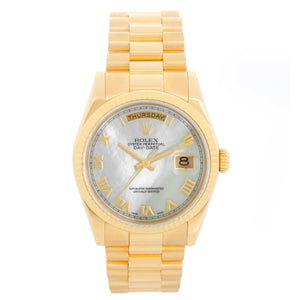 Rolex President Day-Date 18k 118238 Mother of Pearl Roman