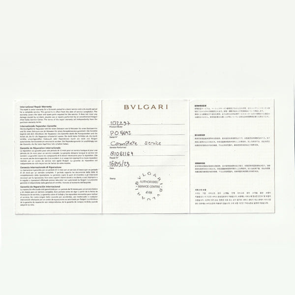 Bvlgari Serpenti Tubogas Two Tone Ladies Diamond Watch Ref 103822 SP 35 SPG