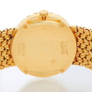 Piaget Ladies Vintage 18k Yellow Gold Opal & Diamond Watch