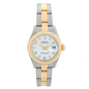 Ladies Rolex Datejust Watch 69173 Rolex White Dial