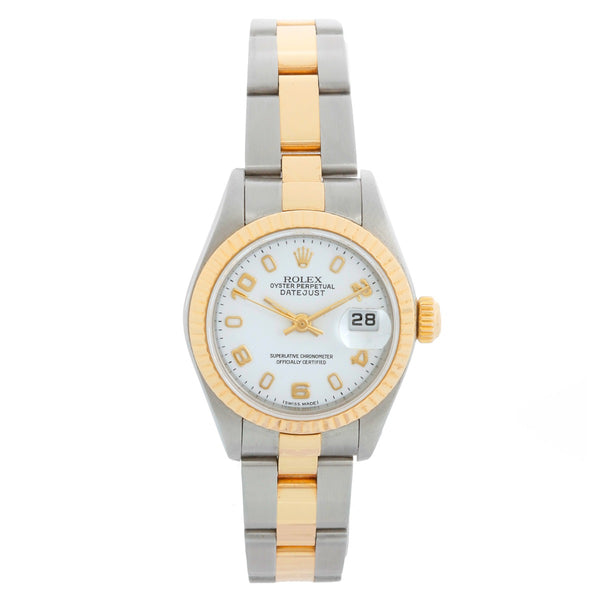 Ladies Rolex Datejust Watch 69173 Rolex White Dial