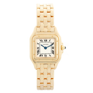 Cartier Panther Ladies 18k Yellow Gold Watch W25022B9 1070