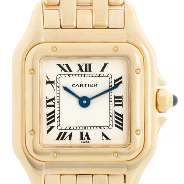 Cartier Panther Ladies 18k Yellow Gold Watch W25022B9 1070