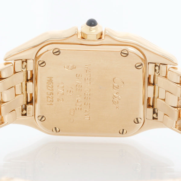 Cartier Panther Ladies 18k Yellow Gold Watch W25022B9 1070