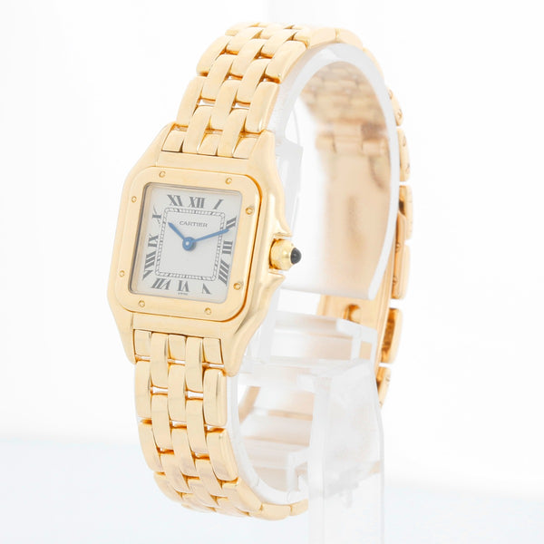 Cartier Panther Ladies 18k Yellow Gold Watch W25022B9 1070
