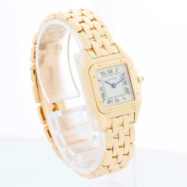 Cartier Panther Ladies 18k Yellow Gold Watch W25022B9 1070