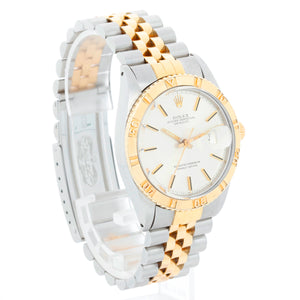 Vintage Rolex 18k Yellow Gold Thunderbird Turnograph Men's Watch 1625