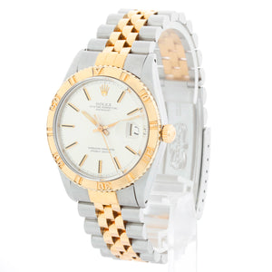 Vintage Rolex 18k Yellow Gold Thunderbird Turnograph Men's Watch 1625