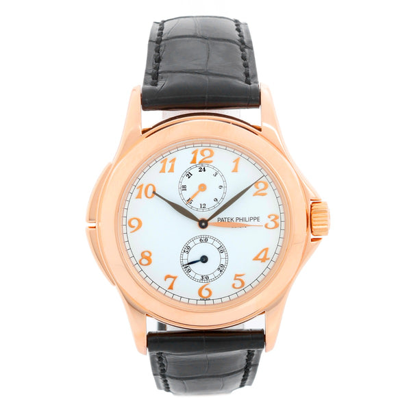 Patek Philippe Travel Time Men's 18k Rose Gold Watch 5134 R or 5134R
