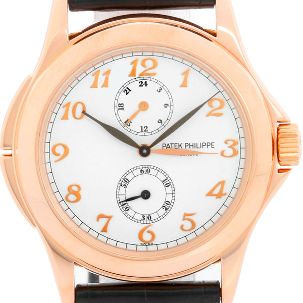 Patek Philippe Travel Time Men's 18k Rose Gold Watch 5134 R or 5134R