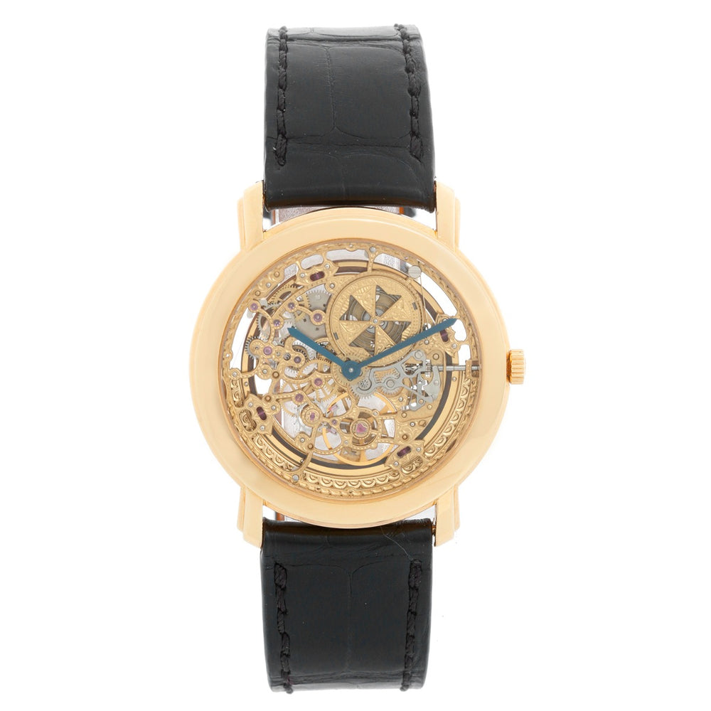Vacheron Constantin Malte Skeleton Yellow Gold Watch