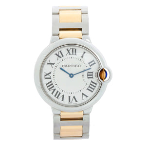 Cartier Ballon Bleu Midsize Stainless Steel & Yellow Gold Watch W69008Z3 3005