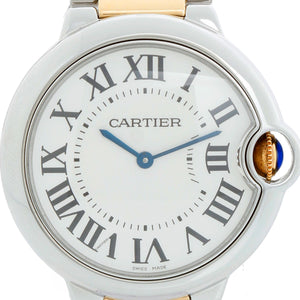 Cartier Ballon Bleu Midsize Stainless Steel & Yellow Gold Watch W69008Z3 3005