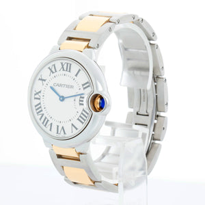 Cartier Ballon Bleu Midsize Stainless Steel & Yellow Gold Watch W69008Z3 3005