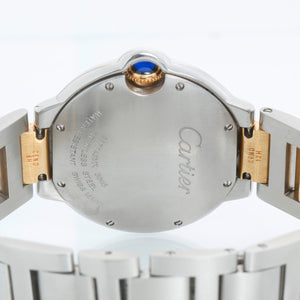 Cartier Ballon Bleu Midsize Stainless Steel & Yellow Gold Watch W69008Z3 3005