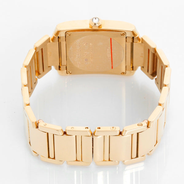 Cartier Tank Francaise Midsize 18k Yellow Gold Men's/Ladies Watch W50014N2