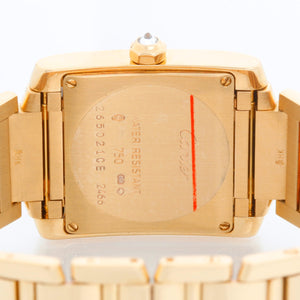 Cartier Tank Francaise Midsize 18k Yellow Gold Men's/Ladies Watch W50014N2