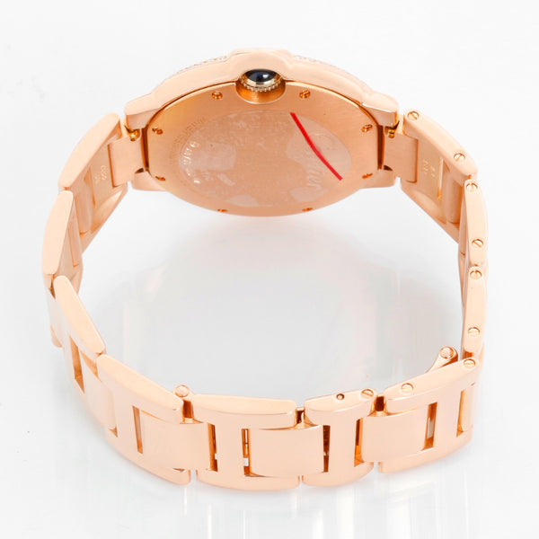 Cartier Ballon Bleu Midsize 18k Rose Gold Men's/Ladies Watch WE9005Z3 3003