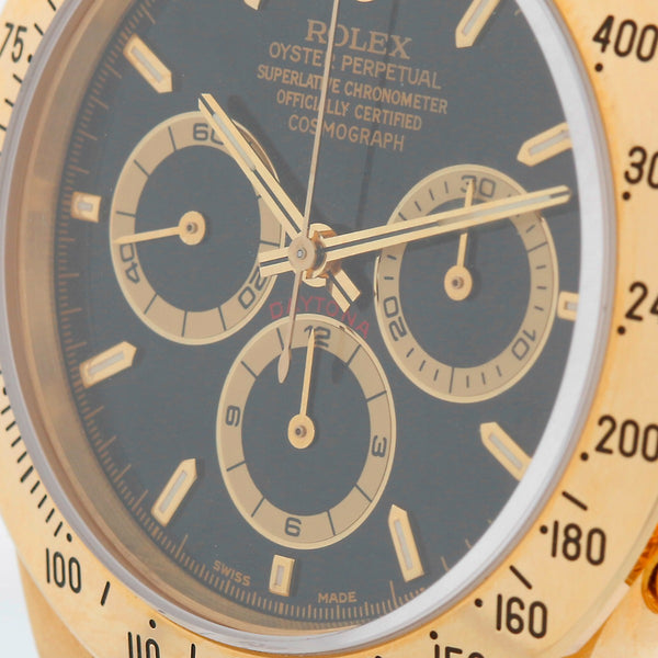 Rolex Cosmograph  Zenith Daytona Men's 18k Gold Watch 16528