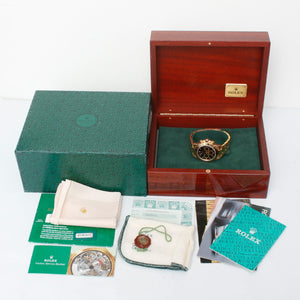 Rolex Cosmograph  Zenith Daytona Men's 18k Gold Watch 16528