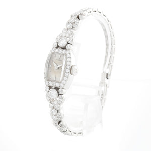 Hamilton Vintage 1950's Ladies Platinum Diamond Watch