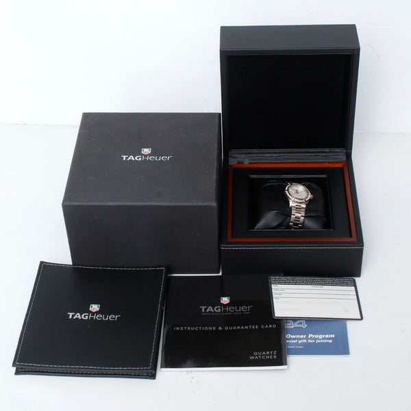 Tag Heuer Aquaracer Quartz Rose Gold & Steel Ladies WAP1452.BD0837