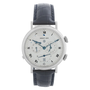 Breguet Le Reveil du Tsar Classique Alarm Dual Time 18k White Gold Men's Watch 5707 BB