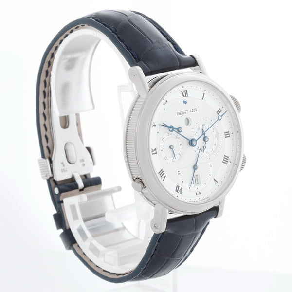 Breguet Le Reveil du Tsar Classique Alarm Dual Time 18k White Gold Men's Watch 5707 BB