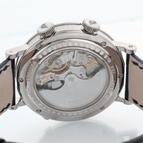 Breguet Le Reveil du Tsar Classique Alarm Dual Time 18k White Gold Men's Watch 5707 BB