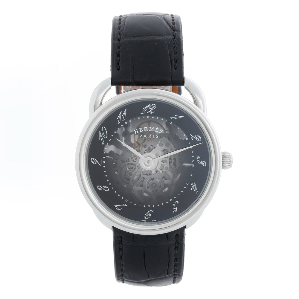 Hermes Arceau Skerret Automatic TGM 40mm Mens Watch  AR2.710