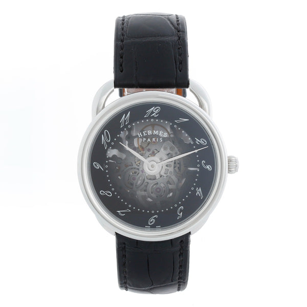 Hermes Arceau Skerret Automatic TGM 40mm Mens Watch  AR2.710