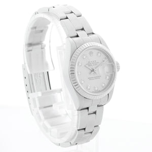 Rolex Ladies Datejust Factory Diamond Watch 79174