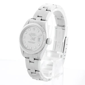 Rolex Ladies Datejust Factory Diamond Watch 79174