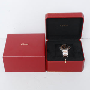 Cartier Ballon Bleu Large Men's Steel & Rose Gold Watch W6920032