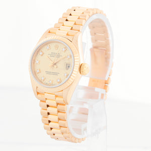 Rolex Ladies President 18K Yellow Gold 69178 Watch