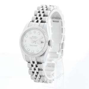 Rolex Ladies Datejust Stainless Steel Watch 179174