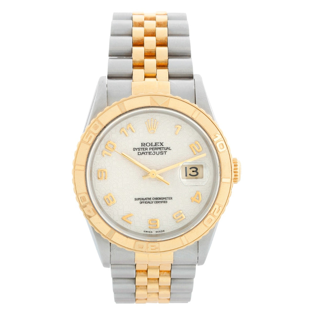 Rolex Turnograph 2-Tone Men's Steel & Gold Watch 16263