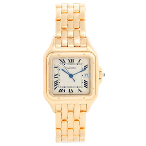 Cartier Panther 18k Yellow Gold Men's Quartz Watch with Date W25014B9