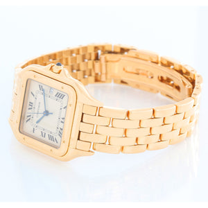 Cartier Panther 18k Yellow Gold Men's Quartz Watch with Date W25014B9