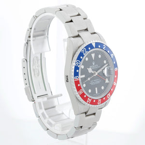 Men's Rolex GMT - Master II Watch 16710 Pepsi Rotating Bezel