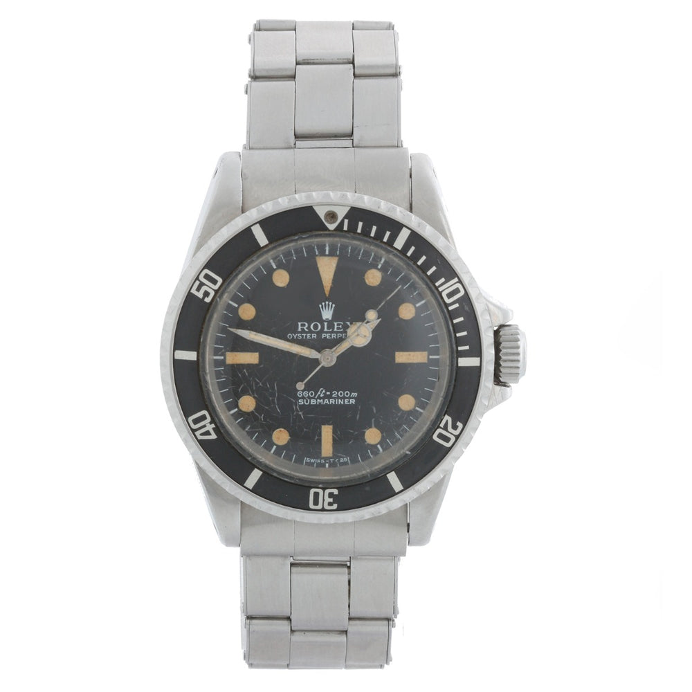 Rolex Submariner Men's Vintage Stainless Steel Watch 5513