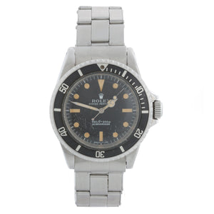 Rolex Submariner Men's Vintage Stainless Steel Watch 5513