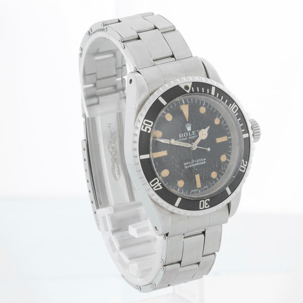 Rolex Submariner Men's Vintage Stainless Steel Watch 5513