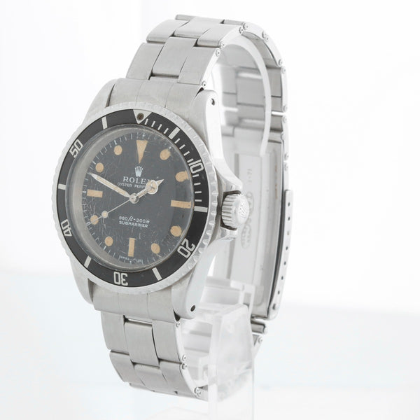 Rolex Submariner Men's Vintage Stainless Steel Watch 5513