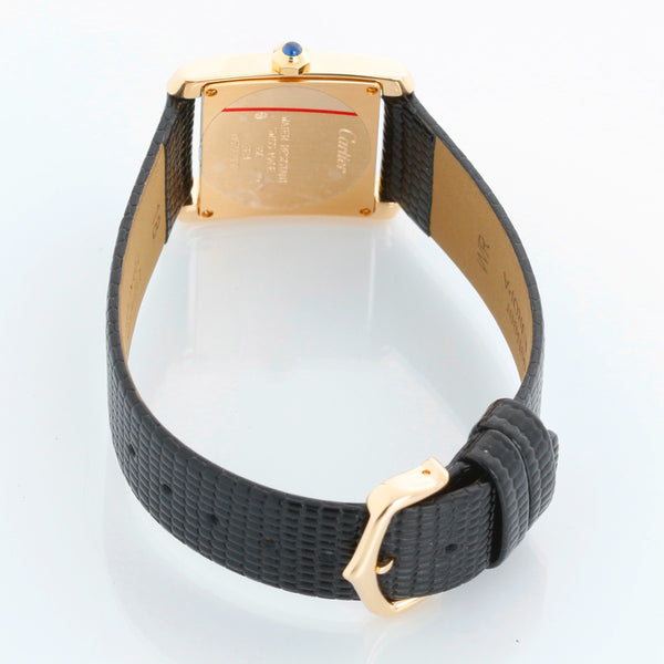 Cartier Tank Francaise Midsize 18k Yellow Gold Strap Band Watch W50003N2 1821
