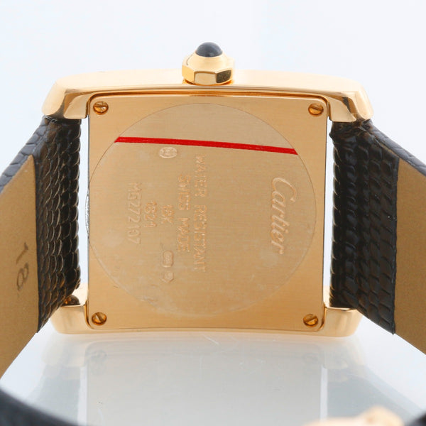 Cartier Tank Francaise Midsize 18k Yellow Gold Strap Band Watch W50003N2 1821