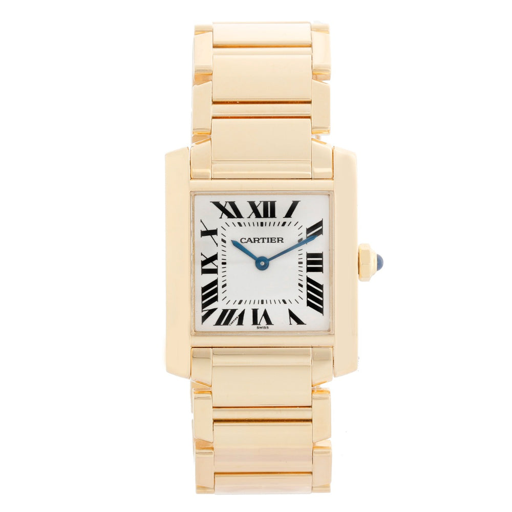Cartier Tank Francaise Midsize 18k Gold Watch W50003N2 1821