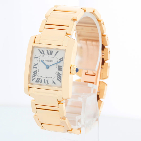 Cartier Tank Francaise Midsize 18k Gold Watch W50003N2 1821