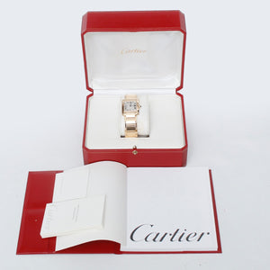 Cartier Tank Francaise Midsize 18k Gold Watch W50003N2 1821