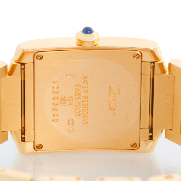Cartier Tank Francaise Midsize 18k Gold Watch W50003N2 1821